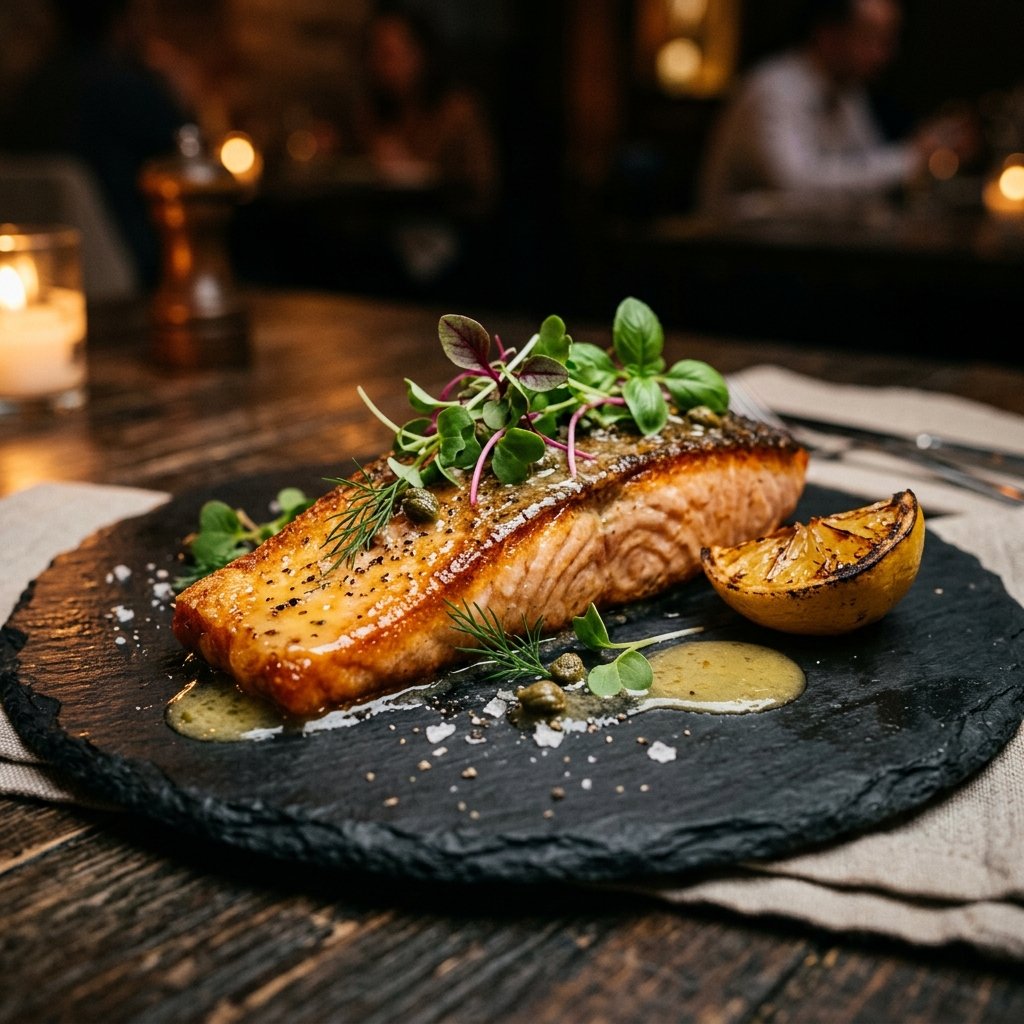 Pan-Seared Atlantic Salmon