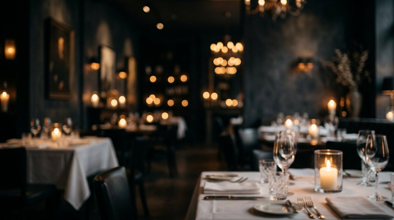 Luxury restaurant interior
